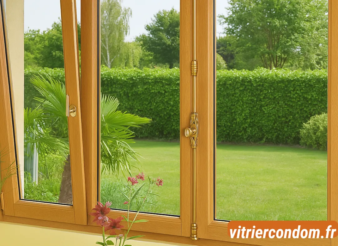 Installation de fenêtre en bois sur mesure Condom