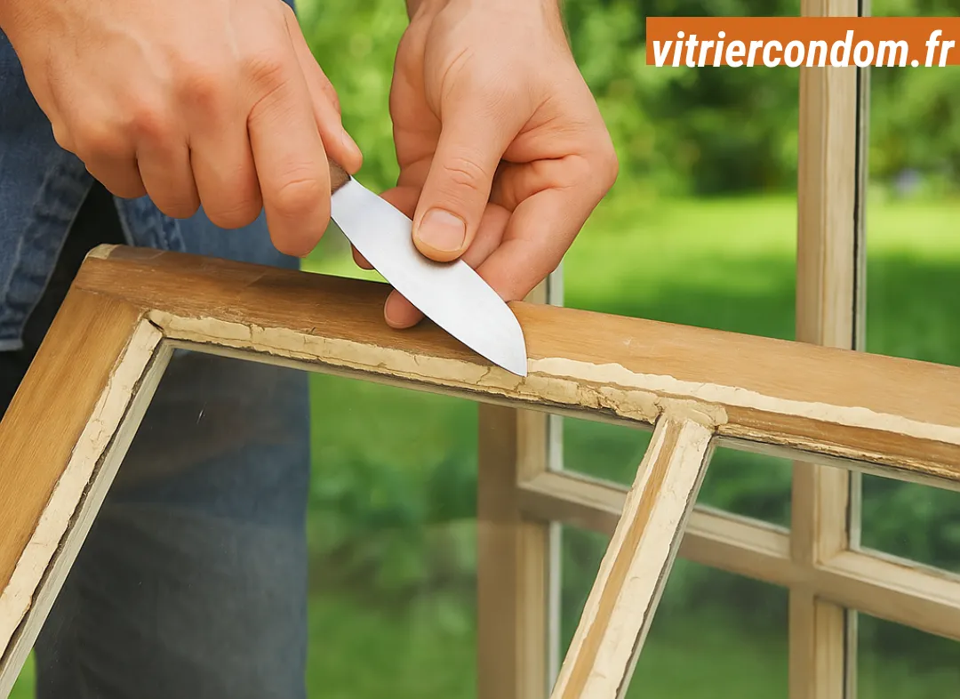 Remplacement de simple vitrage Condom